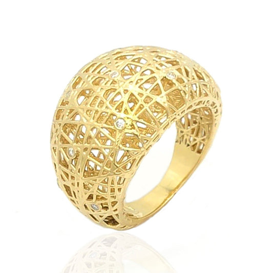 Anel Capim Dourado
