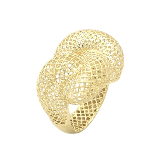 Anel Infinito Coleção Capim Dourado