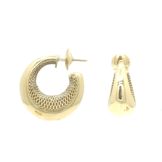 Brinco Argola Coleção Capim Dourado