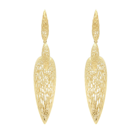 Brinco Gota Coleção Capim Dourado