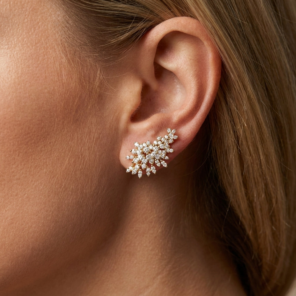 Brinco Ear-Cuff Coleção Reflexos Invisíveis