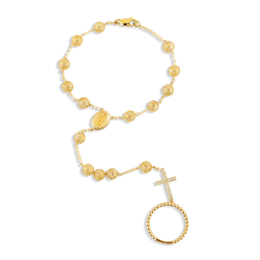 Pulseira Terco Coleção Capim Dourado