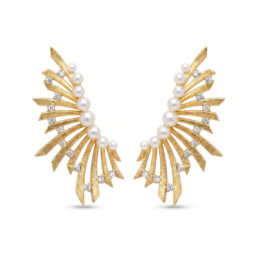 Brinco Ear Cuff Coleção O Jardim das Borboletas