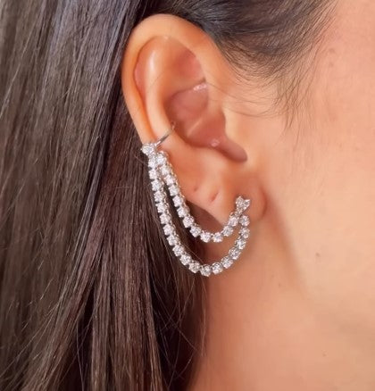 Brinco EarCuff Coleção Reflexos Invisíveis